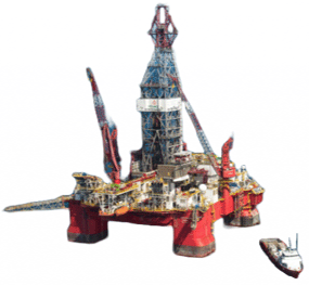 semi-submersible rig